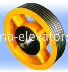 Elevator Car Top Pulley